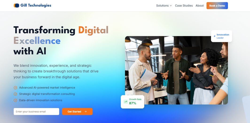 Gill Labs Website Screenshot